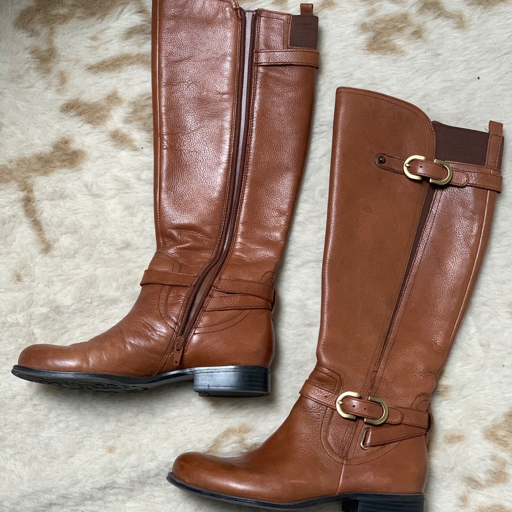 Naturalizer N5 Leather Comfort Riding Boots